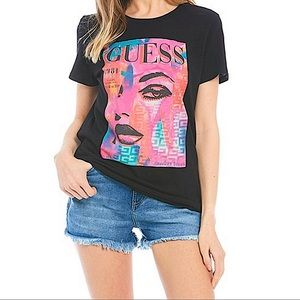 Guess Cover Girl Graphic Tee T-shirt